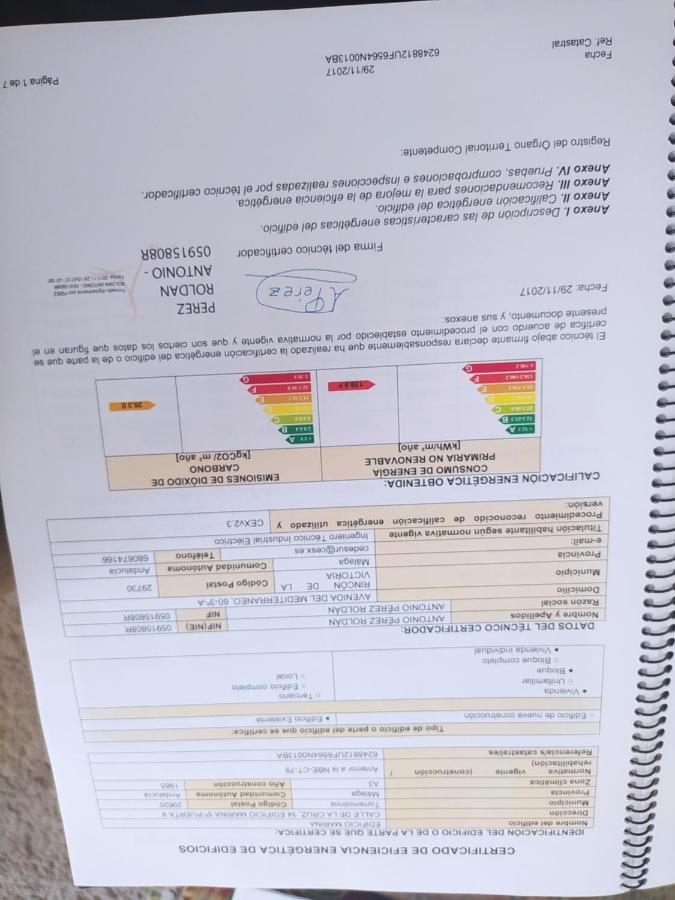 Apartamento Marina 托雷莫利诺斯 外观 照片