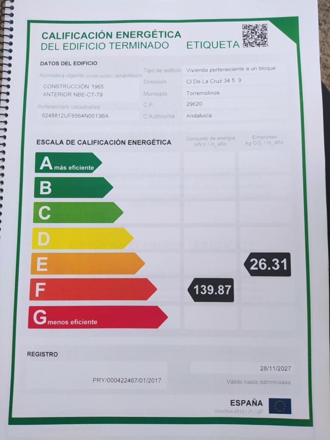 Apartamento Marina 托雷莫利诺斯 外观 照片